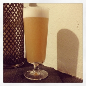 An image of the 41 Jane Does cocktail submitted by Toby that contains Apple Brandy, Pear Brandy, Lemon, Simple Syrup, Egg and Soda Water