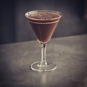 An image of the Chocolate Daisy cocktail submitted by Toby that contains Lemon, Caster Sugar, Raspberry Syrup, Brandy and LBV Port
