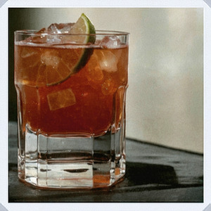 An image of the Gimlet cocktail submitted by Toby that contains London Dry Gin, Lime Cordial and Lime