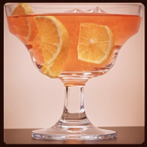 An image of the Henry Hudson cocktail submitted by Toby that contains Genever, Chardonnay, Lemon, Simple Syrup, Arrack and Nutmeg