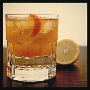 An image of the Josephine's Bath cocktail submitted by Toby that contains Agricole Rhum, Dry Vermouth, Gran Classico Bitter and Grapefruit