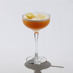 An image of the The Aviation cocktail submitted by Toby that contains London Dry Gin, Lemon, Maraschino Liqueur and Lemon