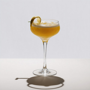 An image of the The Twentieth Century Cocktail cocktail submitted by Toby that contains London Dry Gin, Lillet Blanc, Crème de Cacao Blanc, Lemon and Lemon