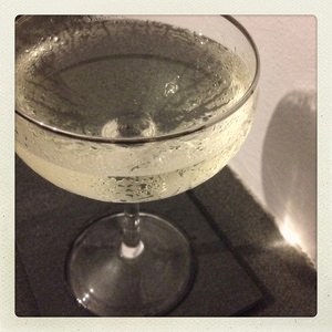 An image of the Alaska cocktail submitted by Toby that contains London Dry Gin, Yellow Chartreuse and Orange Bitters