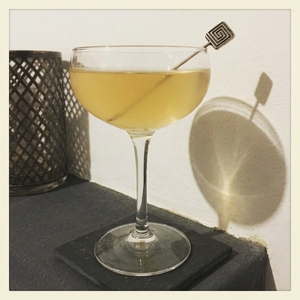 An image of the Brandy Daisy cocktail submitted by Toby that contains Brandy, Lemon, Gomme Syrup, Curaçao Triple Sec, Gold Rum and Soda Water