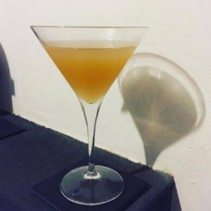 An image of the Brandy Daisy cocktail submitted by Toby that contains Brandy, Lemon, Gomme Syrup, Curaçao Triple Sec, Gold Rum and Soda Water