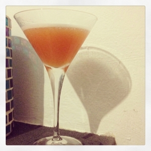 An image of the Bronx cocktail submitted by Toby that contains London Dry Gin, Orange, Dry Vermouth and Sweet Vermouth