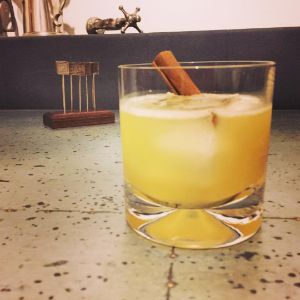 An Instagram of Enchanted Orchard cocktail