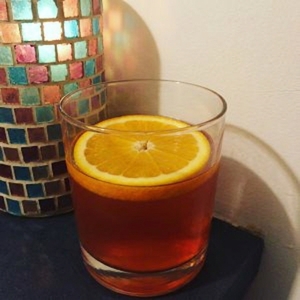 An image of the Genoa Vodka cocktail submitted by Toby that contains Plain Vodka, Turin Bitters, Orange and Orange