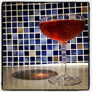 An image of the Governer cocktail submitted by Toby that contains Brandy, Dry Vermouth, Benedictine DOM, Orange Flower Water and Angostura Bitters