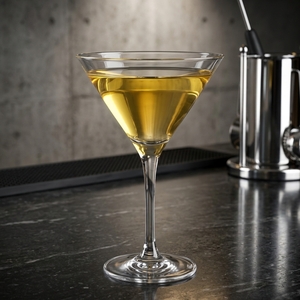 An image of the Happy Daze cocktail submitted by Toby that contains White Rum, Quinquina and Swedish Flaggpunsch