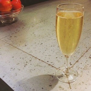 An image of the Imperial Measures cocktail submitted by Toby that contains London Dry Gin, Gooseberry Syrup, Ginger Liqueur, Lemon and Sparkling Wine