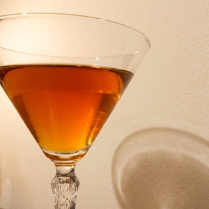 An image of the Laura Lee cocktail submitted by Toby that contains Rye Whiskey, Apricot Brandy, Lemon, Cherry Brandy and Whiskey Barrel Aged Bitters