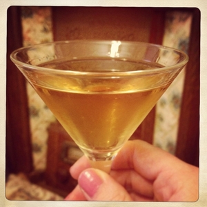 An image of the Mauvais Pas cocktail submitted by Toby that contains Blended Scotch, Brandy and Kümmel