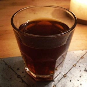 An image of the Mentirita cocktail submitted by Toby that contains Gold Rum, Angostura Bitters and Coca-Cola