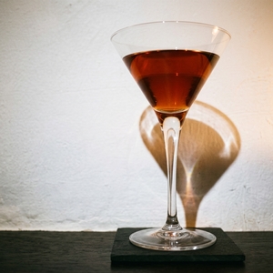 An image of the Old Pal cocktail submitted by Toby that contains Rye Whiskey, Dry Vermouth and Turin Bitters