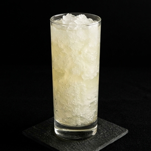 An image of the Pink Sherbet Royale cocktail submitted by Toby that contains Sparkling Wine, Crème de Cassis, Brandy and Blackberries