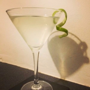 An image of the Prickly Pear cocktail submitted by Toby that contains Reposado Tequila, Pear Brandy, Lime and Lime