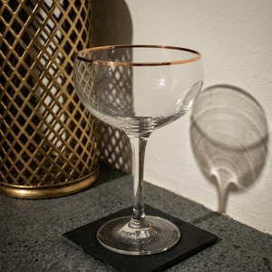 An image of the Roulette Cocktail cocktail submitted by Toby that contains Calvados, Swedish Flaggpunsch and White Rum