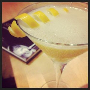 An image of the Ruby Tuesday cocktail submitted by Toby that contains Rye Whiskey, Benedictine DOM, Lemon, Simple Syrup, Cherries and Lemon