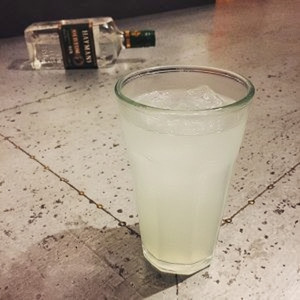 An image of the Silver Fiz cocktail submitted by Toby that contains Old Tom Gin, Egg, Lemon, Sugar and Soda Water