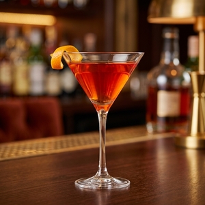 An image of the St Argent cocktail submitted by Toby that contains Blanco Tequila, St Germain, Turin Bitters and Orange