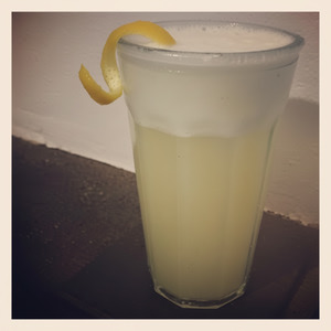 An image of the The Aviation cocktail submitted by Toby that contains London Dry Gin, Lemon, Maraschino Liqueur and Lemon