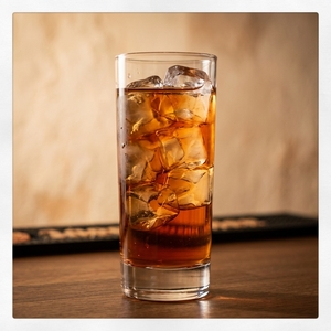 An image of the Tifozi cocktail submitted by Toby that contains Turin Bitters, Punt e Mes, Lime and San Pelegrino Aranciata