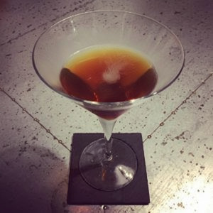 An image of the TNT cocktail submitted by Toby that contains Absinthe and Rye Whiskey