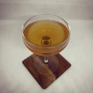 An image of the Triplets cocktail submitted by Toby that contains Blended Scotch, Drambuie and Cocchi Americano